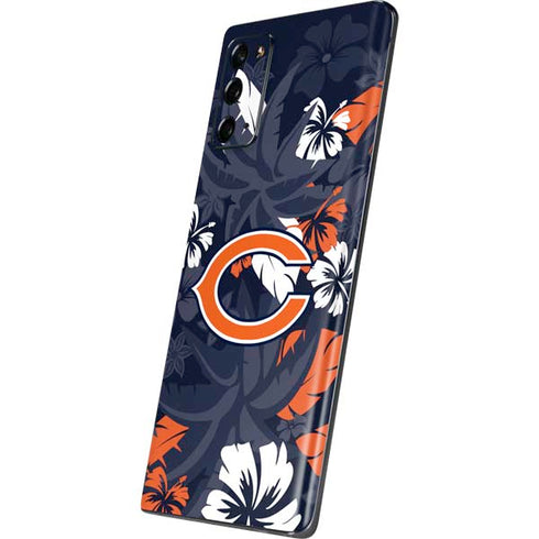NFL Chicago Bears Tropical Print Galaxy Note20 5G Skin