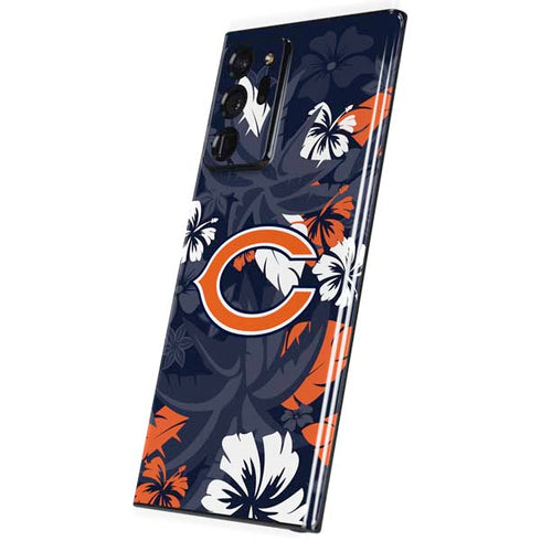 NFL Chicago Bears Tropical Print Galaxy Note20 Ultra 5G Skin