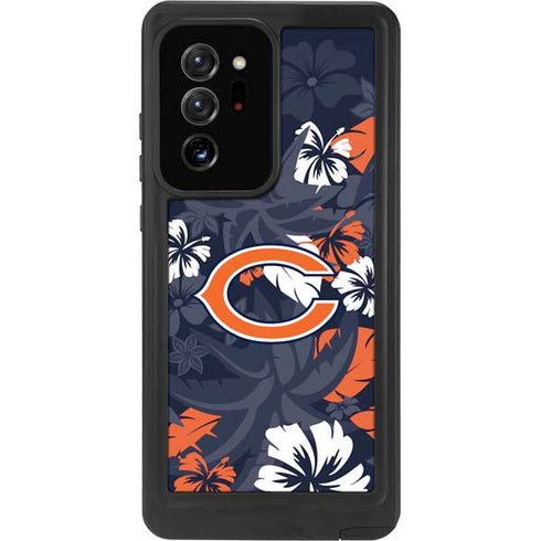 NFL Chicago Bears Tropical Print Galaxy Note20 Ultra 5G Waterproof Case