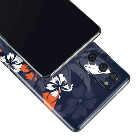 NFL Chicago Bears Tropical Print Galaxy S20 Fan Edition Skin