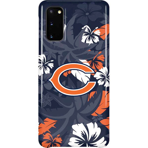 NFL Chicago Bears Tropical Print Galaxy S20 Lite Case