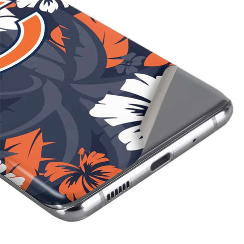 NFL Chicago Bears Tropical Print Galaxy S20 Skin