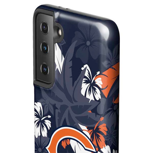 NFL Chicago Bears Tropical Print Galaxy S21 Plus 5G Pro Case