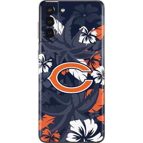NFL Chicago Bears Tropical Print Galaxy S21 Plus 5G Skin