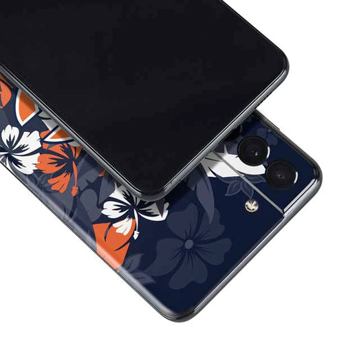 NFL Chicago Bears Tropical Print Galaxy S21 Plus 5G Skin