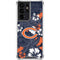 NFL Chicago Bears Tropical Print Galaxy S21 Ultra 5G Clear Case