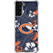 NFL Chicago Bears Tropical Print Galaxy S22 Plus Clear Case
