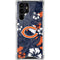 NFL Chicago Bears Tropical Print Galaxy S22 Ultra Clear Case