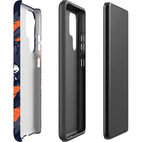 NFL Chicago Bears Tropical Print Galaxy S22 Ultra Pro Case