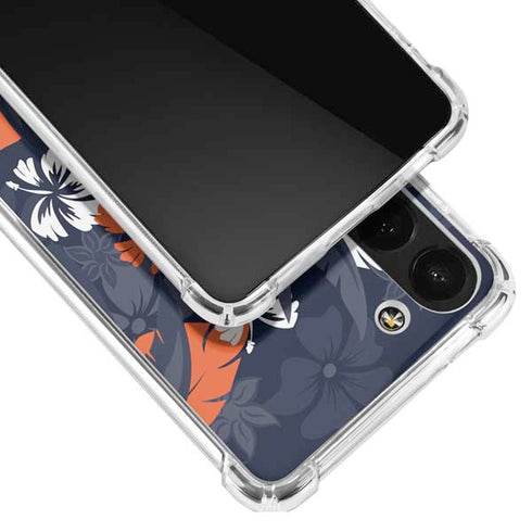 NFL Chicago Bears Tropical Print Galaxy S23 Clear Case