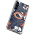 NFL Chicago Bears Tropical Print Galaxy S23 FE Clear Case