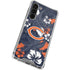 NFL Chicago Bears Tropical Print Galaxy S23 Plus Clear Case