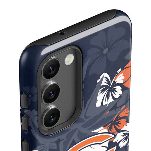 NFL Chicago Bears Tropical Print Galaxy S23 Plus Pro Case