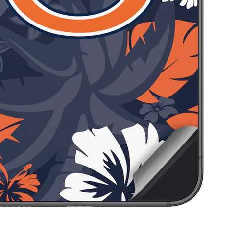 NFL Chicago Bears Tropical Print Galaxy S23 Skin