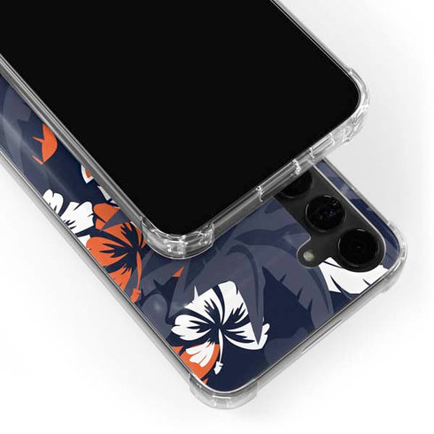 NFL Chicago Bears Tropical Print Galaxy S24 Plus Clear Case