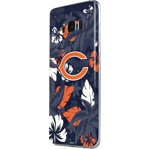 NFL Chicago Bears Tropical Print Galaxy S8 Skin