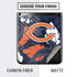 NFL Chicago Bears Tropical Print Galaxy Z Flip Skin