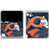 NFL Chicago Bears Tropical Print Galaxy Z Flip4 5G Skin