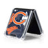 NFL Chicago Bears Tropical Print Galaxy Z Flip5 5G Clear Case