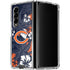 NFL Chicago Bears Tropical Print Galaxy Z Fold4 5G Clear Case