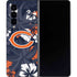 NFL Chicago Bears Tropical Print Galaxy Z Fold4 5G Skin