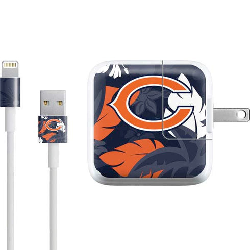NFL Chicago Bears Tropical Print iPad Charger (10W USB) Skin