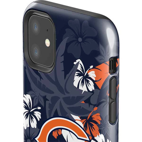 NFL Chicago Bears Tropical Print iPhone 11 Impact Case