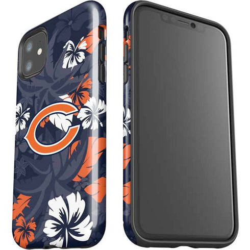 NFL Chicago Bears Tropical Print iPhone 11 Impact Case