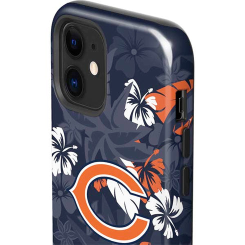 NFL Chicago Bears Tropical Print iPhone 12 Impact Case