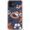 NFL Chicago Bears Tropical Print iPhone 12 Mini Clear Case