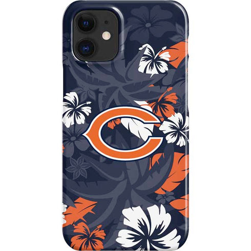 NFL Chicago Bears Tropical Print iPhone 12 Mini Lite Case