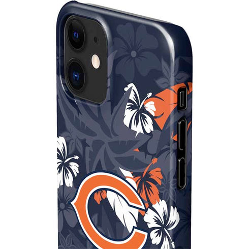 NFL Chicago Bears Tropical Print iPhone 12 Mini Lite Case