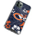 NFL Chicago Bears Tropical Print iPhone 12 Pro Clear Case
