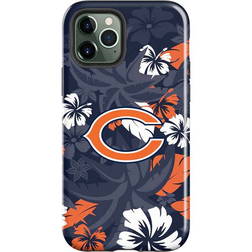 NFL Chicago Bears Tropical Print iPhone 12 Pro Impact Case