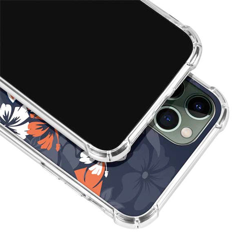 NFL Chicago Bears Tropical Print iPhone 12 Pro Max Clear Case