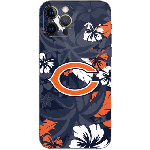 NFL Chicago Bears Tropical Print iPhone 12 Pro Skin