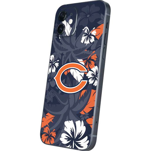NFL Chicago Bears Tropical Print iPhone 12 Skin