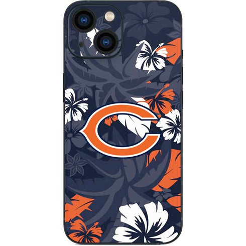 NFL Chicago Bears Tropical Print iPhone 13 Mini Skin