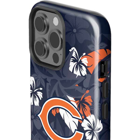 NFL Chicago Bears Tropical Print iPhone 13 Pro Max Impact Case