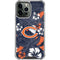 NFL Chicago Bears Tropical Print iPhone 14 Pro Max Clear Case