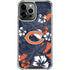 NFL Chicago Bears Tropical Print iPhone 14 Pro Max Clear Case