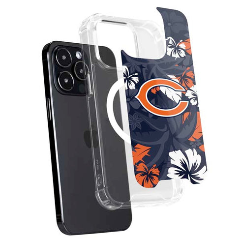NFL Chicago Bears Tropical Print iPhone 15 Pro Max MagSafe Case