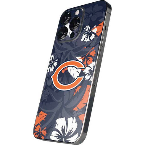 NFL Chicago Bears Tropical Print iPhone 14 Pro Max Skin