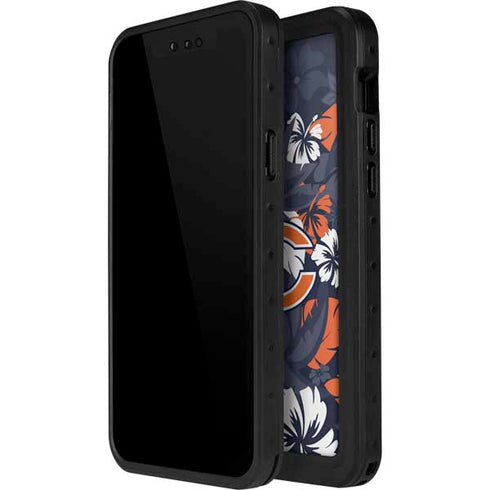 NFL Chicago Bears Tropical Print iPhone 14 Pro Max Waterproof Case