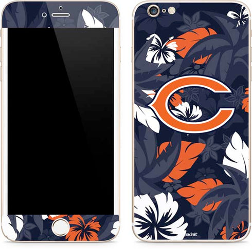 NFL Chicago Bears Tropical Print iPhone 6/6s Plus Skin