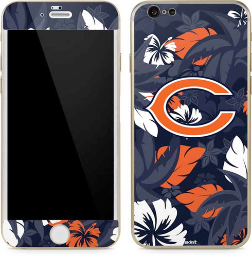 NFL Chicago Bears Tropical Print iPhone 6/6s Skin