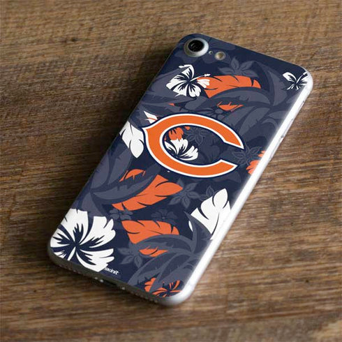 NFL Chicago Bears Tropical Print iPhone 7 Skin