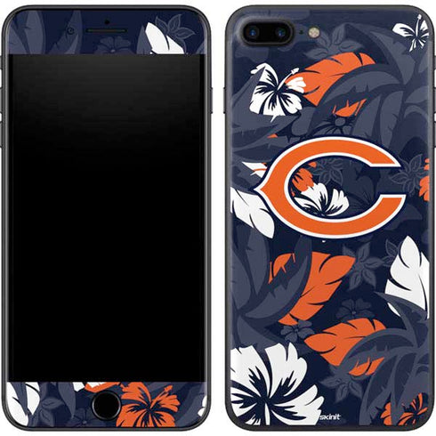 NFL Chicago Bears Tropical Print iPhone 8 Plus Skin