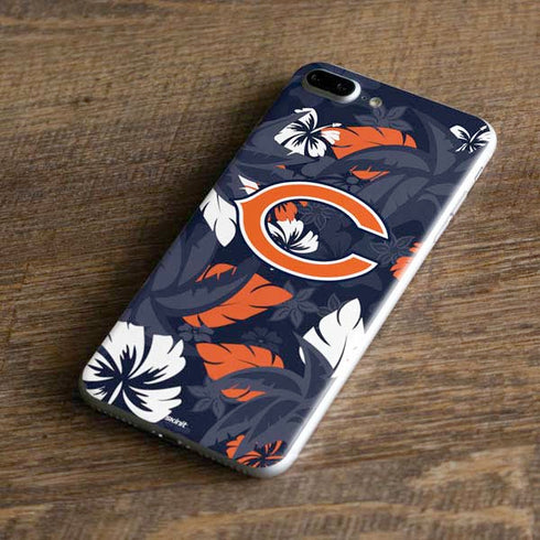NFL Chicago Bears Tropical Print iPhone 8 Plus Skin