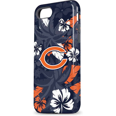 NFL Chicago Bears Tropical Print iPhone 8 Pro Case